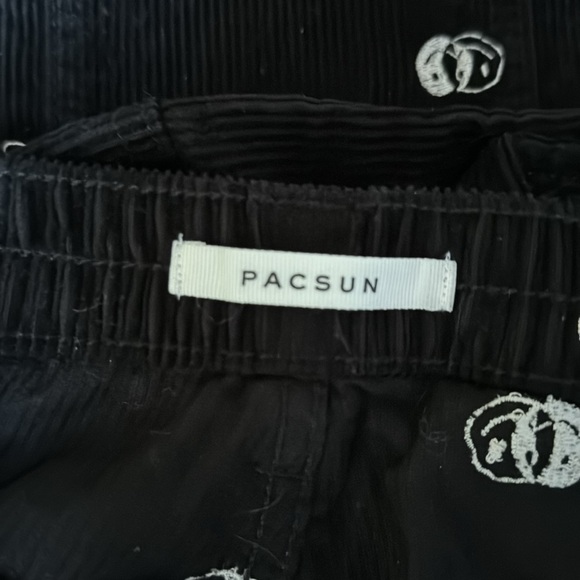 Pacsun Corduroy wide leg cargo smiley pants - Picture 3 of 3